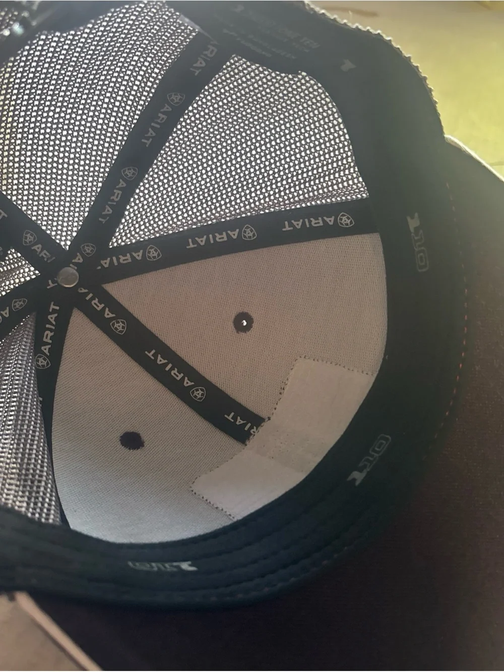 ARIAT Unisex Burgundy & Gray Logo Trucker Hat